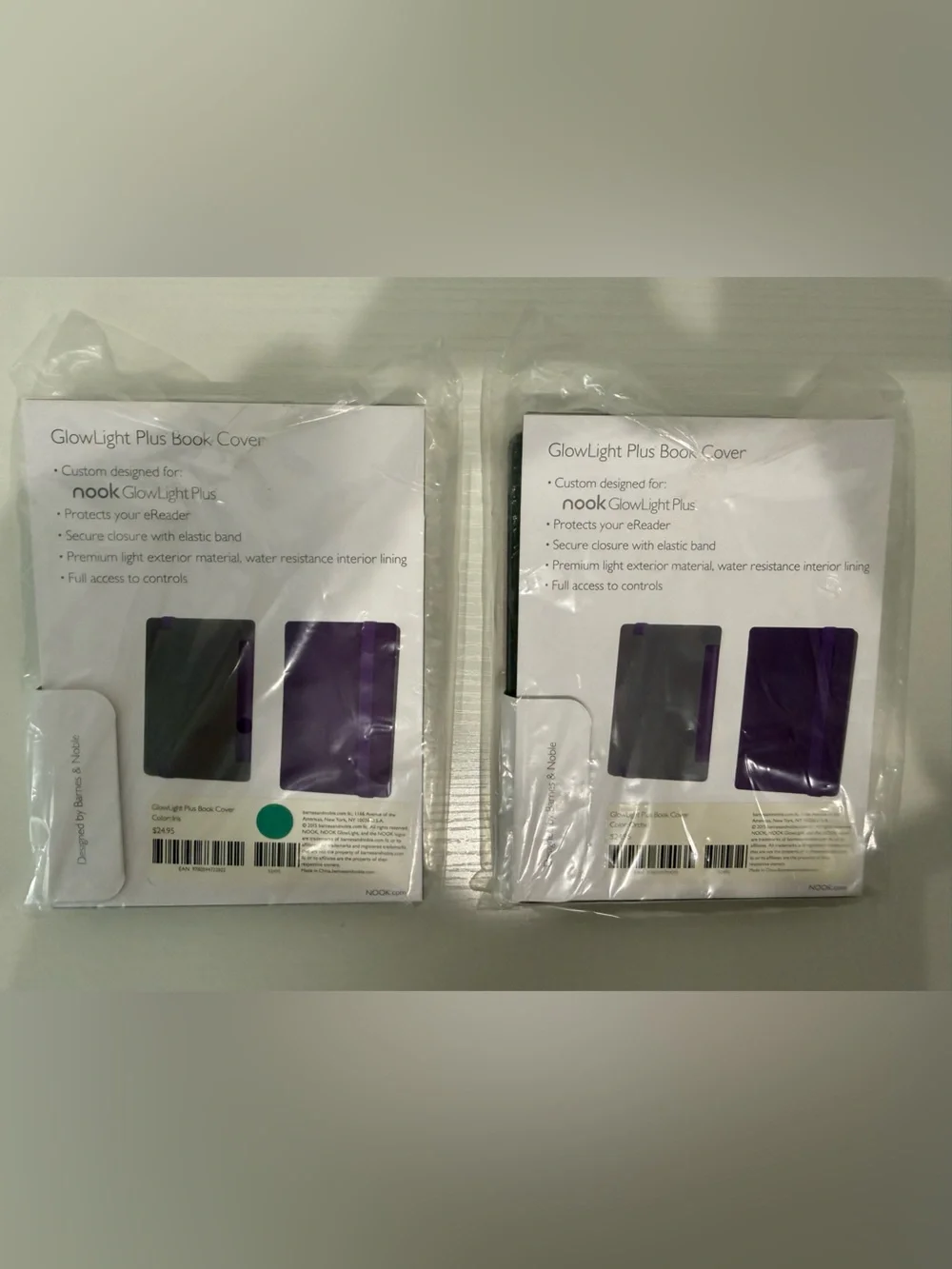 3 Nook GlowLight Plus Book Covers; nook avail in closet. E-readers